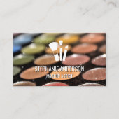 Make-up Palette  | Make-up Kwast Logo | Glans Visitekaartje (Voorkant)