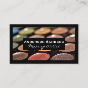 Make-up Palette   Zwarte Rand Visitekaartje