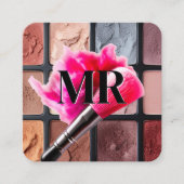 Make-up penseelpoeder | Oogschaduwpalet Afsprakenkaartje (Voorkant)