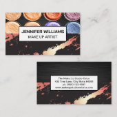 Make-up pigmenten | Schoonheidsproducten Visitekaartje (Voorkant / Achterkant)