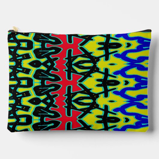 Make-up pouch, een trendy schattig veelkleurig ont etui (Voorkant)