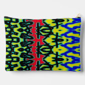 Make-up pouch, een trendy schattig veelkleurig ont etui (Achterkant)