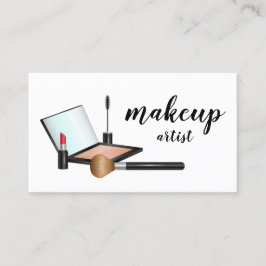 Make-up Producten Visagist Kosmetoloog Visitekaartje