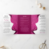 Make-up roze glitter | wimpersalon | Haarstylist Drieluik Kaart (Binnen)