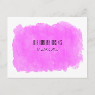 Make-up Roze Schoonheidsevenement Workshop Glam St Briefkaart