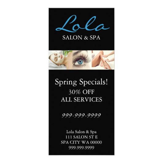 Make-up Salon Spa Artiest Flyer Menu (Voorkant)
