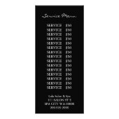 Make-up Salon Spa Artiest Flyer Menu (Achterkant)