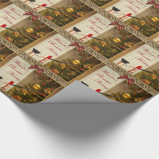 Make-up Schoonheid Cosmetica Kerst Wrapping Papier (Hoek)