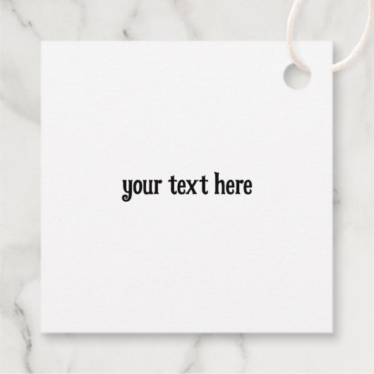 Make-up Schoonheid Cosmetica Retro Custom Bedankjes Labels (Achterkant)