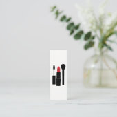 Make-up Schoonheid Mini Visitekaartje (Staand voorkant)