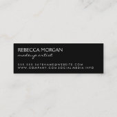 Make-up Schoonheid Mini Visitekaartje (Achterkant)