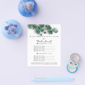 Make-up Schoonheidssalon Bos Eucalyptus Biologisch Flyer (Enkel)