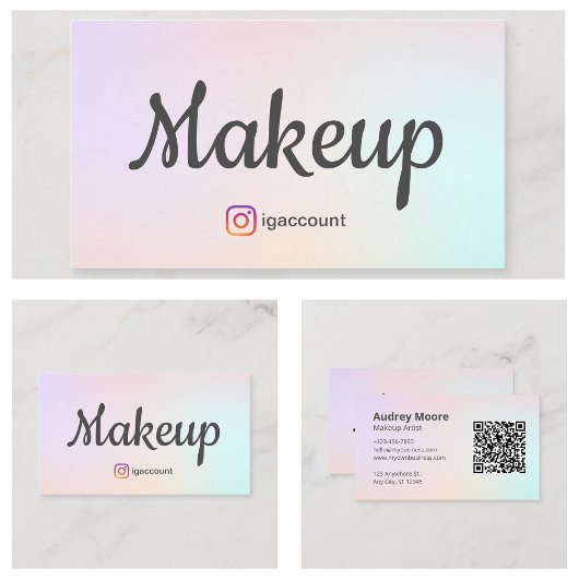 Make-up Schoonheidssalons en Schoonheidsspecialist Visitekaartje