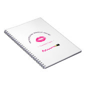 make-up schoonheidstests speciaal aangepast notitieboek (Rechterzijde)