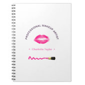 make-up schoonheidstests speciaal aangepast notitieboek (Voorkant)