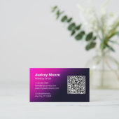 Make-up Sjablonen Visitekaartje (Staand voorkant)