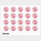 Make-up stemming aan ronde sticker (Vel)