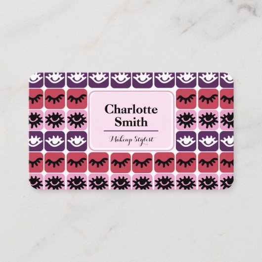 Make-up stylist gepersonaliseerd Visitekaartje