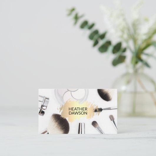 Make-up Tools | Visagist Visitekaartje (Staand voorkant)