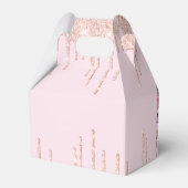 Make-up verjaardagsfeestje gepersonaliseerd bedankdoosjes (Achterkant)