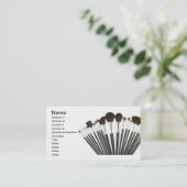 make-up visitekaartje (Staand voorkant)