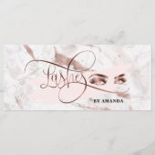 Make-up Wenkbrauw Eye Lash Roos Gold Marble Menu (Achterkant)