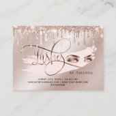 Make-up Wenkbrauw Ogen Lash Gold Druppels Nazorg k Aanbevelingskaartje (Voorkant)