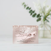 Make-up Wenkbrauw Ogen Lash Gold Druppels Nazorg k Aanbevelingskaartje (Staand voorkant)