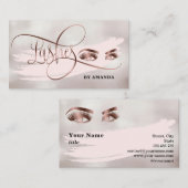 Make-up Wenkbrauw Ogen Lashes Blush Pearl Visitekaartje (Voorkant / Achterkant)