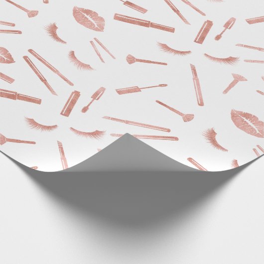 Make-up, wenkbrauw, ogen, wimpers, Roos goud Cadeaupapier (Hoek)