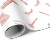 Make-up, wenkbrauw, ogen, wimpers, Roos goud Cadeaupapier (Rol Hoek)