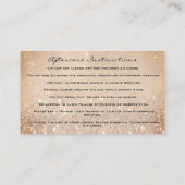 Make-up Wenkbrauwwimpers Drips Roos QR Code Afterc Visitekaartje (Achterkant)