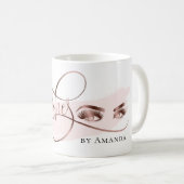 Make-up Wimper Beauty Roos Gouden wimpers Lash Mok (Voorkant rechts)