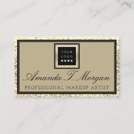 Make-up Wimper Event Planner Logo Gold Royal Visitekaartje