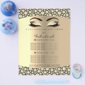 Make-up Wimper Schoonheid Diamant Sepia Flyer Prij (Enkel)