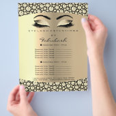 Make-up Wimper Schoonheid Diamant Sepia Flyer Prij (Hand)