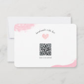 Make-up Wimpers Brow Pink Bedankt QR Code Korting (Achterkant)