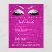 Make-up Wimpers Schoonheidssalon Glitter Flyer Hee (Voorkant)