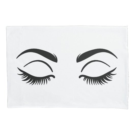 Make-up wimpers & wenkbrauwen Mijn Schoonheid Slaa Kussensloop (Voorkant)