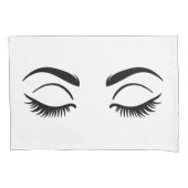 Make-up Wimpers & Wenkbrauwen Mijn Slaap Schoonhei Kussensloop (Voorkant)