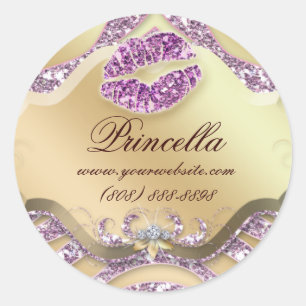 Make-up Zebra Sticker Sieraden Sparkle Pink Gold