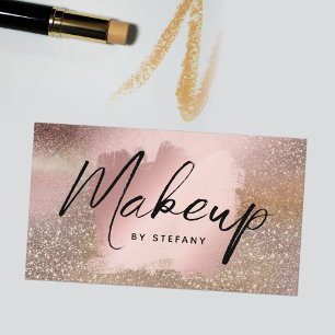 Make-upartiest Eyeliner Lettering Pastel Glam Visitekaartje