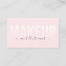 Make-upartiest handtekening script blush roze sjab