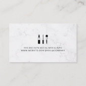 Make-upartiest | Make-upkit | schoonheidsspecialis Visitekaartje (Achterkant)