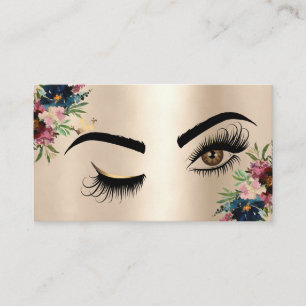 Make-upartiest Wink Eye Beauty Bourgogne Floral Go Visitekaartje