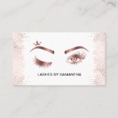 Make-upartiest Wink Eye Gold Confetti Lashes Visitekaartje (Voorkant)