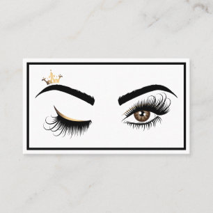 Make-upartiest Wink Eye met Crown Lash Extension Visitekaartje