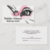 Make-upborstels | Oogwimpers Afsprakenkaartje (Voorkant / Achterkant)