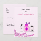 Make-upfeest Kaart (Voorkant / Achterkant)