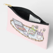 Make-upillustratie  geïnspireerde tas (Open)